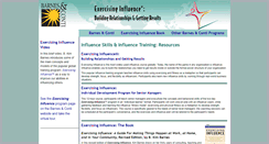 Desktop Screenshot of exercisinginfluence.com
