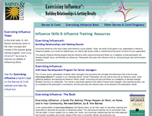 Tablet Screenshot of exercisinginfluence.com